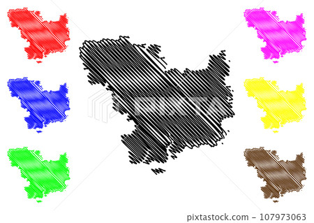 Mykolaiv Oblast map vector 107973063