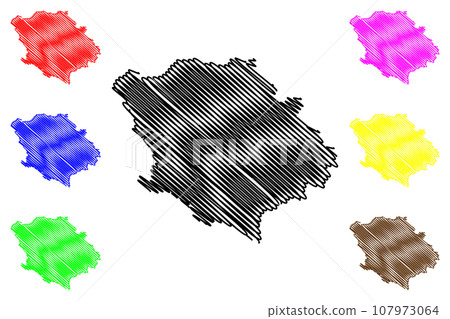 Poltava Oblast map vector Poltava Oblast map vector 107973064