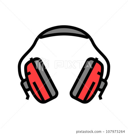 ear protection audiologist doctor color icon vector illustration ear protection audiologist doctor color icon vector illustration 107973264