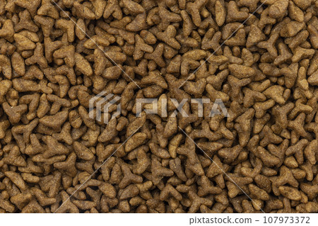 Full frame cat food close up Full frame cat food close up 107973372