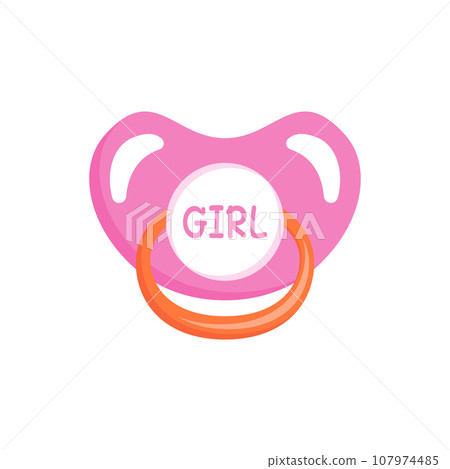 Baby pacifier icon in flat style. Nipple for newborn child vector illustration on isolated background. Soother sign business concept. Baby pacifier icon in flat style. Nipple for newborn child vector illustration on isolated background. Soother sign business concept. 107974485