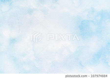 Abstract art blue watercolor stains background for design templates invitation card Abstract art blue watercolor stains background for design templates invitation card 107974884