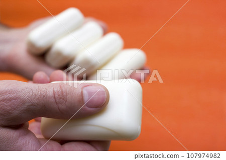 Hands with pile soap panic purchase - protection quarantine, coronavirus, covid19 Hands with pile soap panic purchase - protection quarantine, coronavirus, covid19 107974982