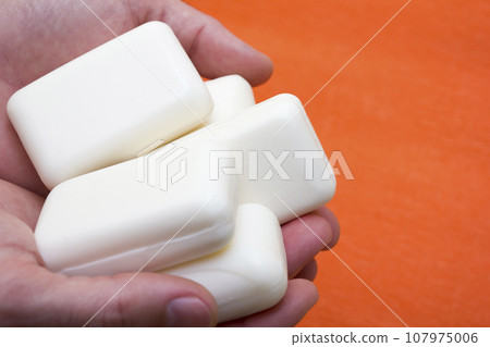 Hands with pile soap panic purchase - protection quarantine, coronavirus, covid19 Hands with pile soap panic purchase - protection quarantine, coronavirus, covid19 107975006