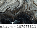 Abstract background from flowing colored liquid paints 107975311