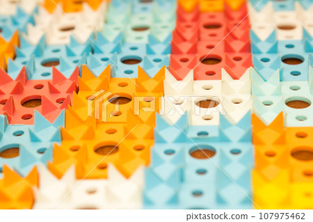 Kuznetsov applicator - multi-colored needles close-up 107975462