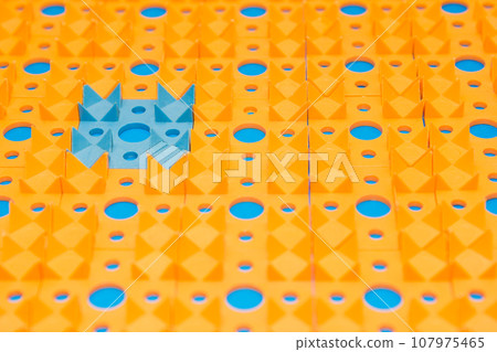 Kuznetsov applicator - multi-colored needles close-up Kuznetsov applicator - multi-colored needles close-up 107975465