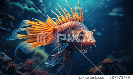 A magical underwater world A magical underwater world 107975789
