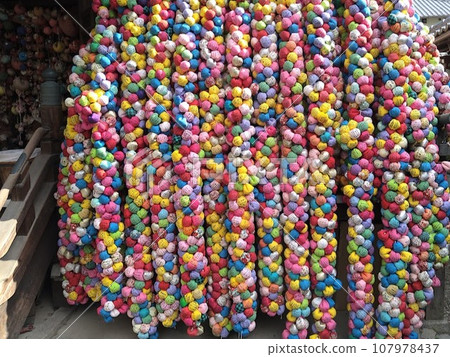 Instagrammable spot in Kyoto! Yasaka Koshindo Tied-up Monkeys 107978437