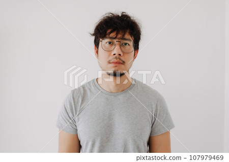 Romantic couple lover hugging each other after back home for dinning. 107979469