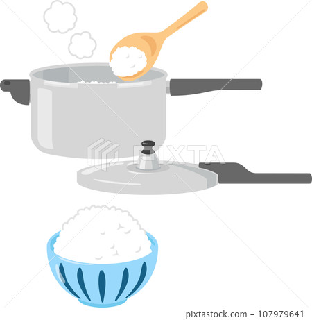 用高壓鍋煮的米飯 107979641