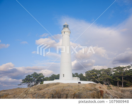島根縣_出雲日禦岬燈塔風景 107980948