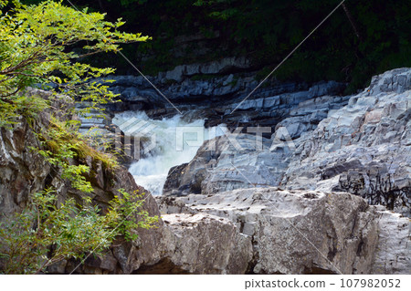 Sandan Falls, a special scenic spot in Ashibetsu City, Hokkaido Sandan Falls, a special scenic spot in Ashibetsu City, Hokkaido 107982052