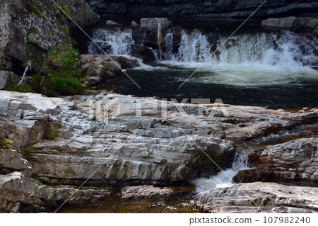Sandan Falls, a special scenic spot in Ashibetsu City, Hokkaido Sandan Falls, a special scenic spot in Ashibetsu City, Hokkaido 107982240