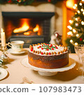 Christmas cake 107983473