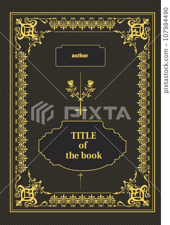 Book cover design elements. Book cover design elements. 107984490