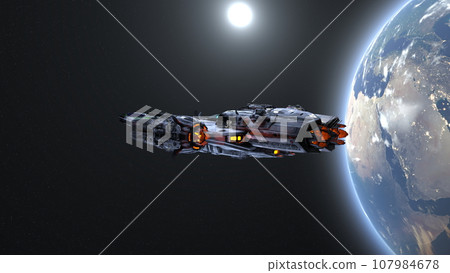 太空船和地球 107984678