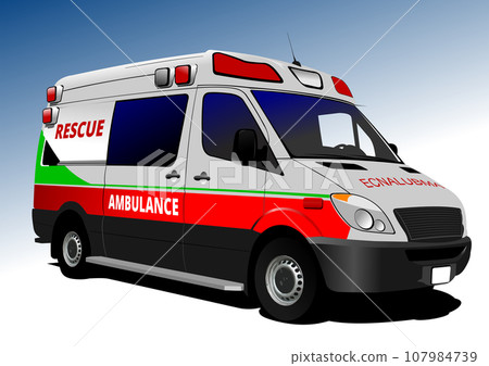 SS-3603-ambulance car.eps 107984739
