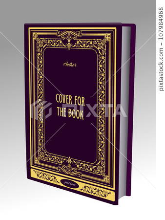 Old book cover design elements. Old book cover design elements. 107984968