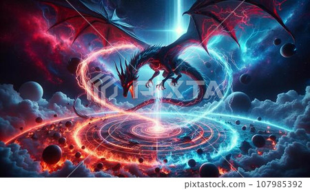 Dragons performing an interstellar dance: A showdown in the crimson universe Dragons performing an interstellar dance: A showdown in the crimson universe 107985392