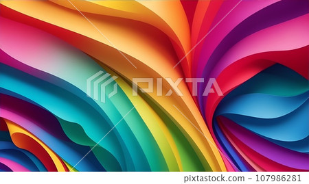 具有抽象流線型圖案的彩色壁紙 具有抽象流線型圖案的彩色壁紙 107986281