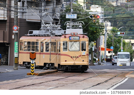 Hiroshima Electric Railway Tram 36 Type 3000 No. 3003 Kannoncho Hiroshima Electric Railway Tram 36 Type 3000 No. 3003 Kannoncho 107986970