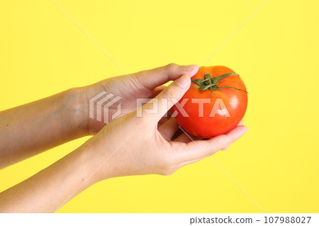 Hand with Fruit Hand with Fruit 107988027