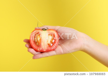 Hand with Fruit Hand with Fruit 107988083