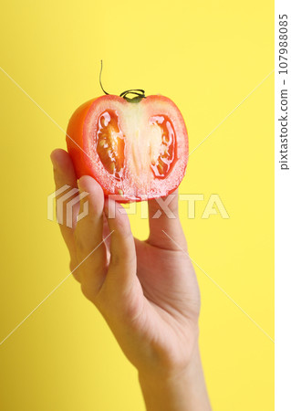 Hand with Fruit Hand with Fruit 107988085