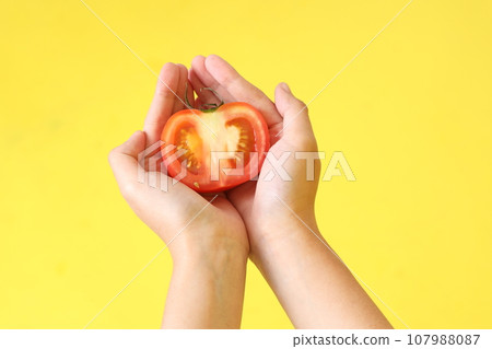 Hand with Fruit Hand with Fruit 107988087