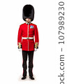 Illustration of a British Royal Guard soldier. United Kingdom 107989230