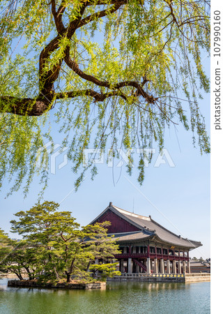 Gyeongbokgung royal palace of the Joseon dynasty in Seoul South Korea 107990160