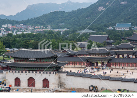 Gyeongbokgung royal palace of the Joseon dynasty in Seoul South Korea 107990164