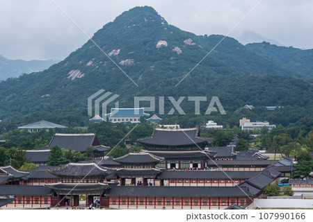 Gyeongbokgung royal palace of the Joseon dynasty in Seoul South Korea 107990166