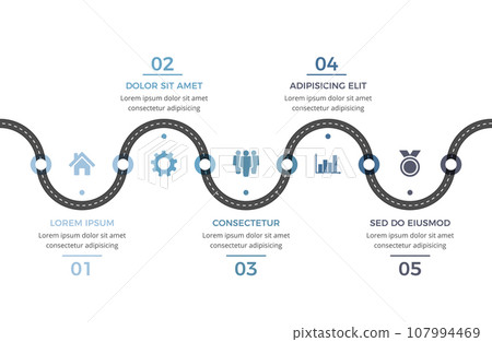 Road Infographics 107994469