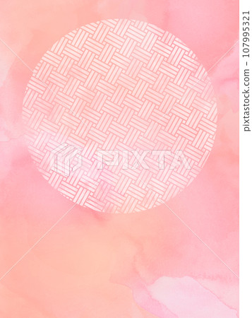Cute pink Japanese style background 107995321