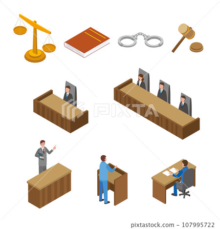審判和法律插圖集 107995722