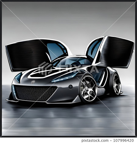 Cool future sports car Cool future sports car 107996420