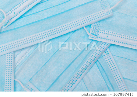 Blue Disposable Medical Face Masks 107997415