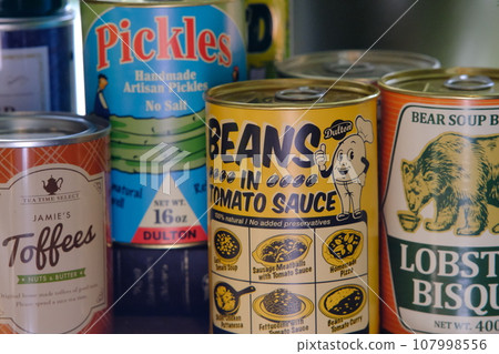 海外罐頭展示 107998556