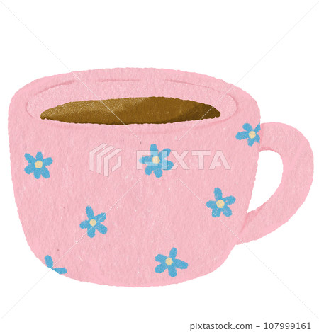 Cute pink pastel coffee mug Cute pink pastel coffee mug 107999161