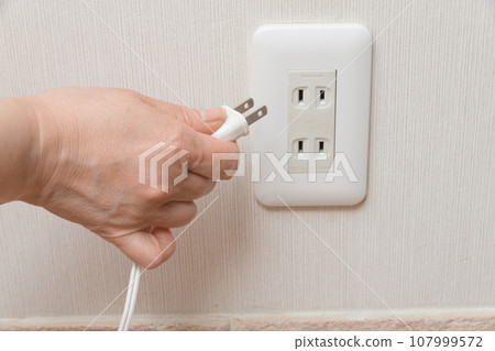 [家庭主婦插上插座] 107999572