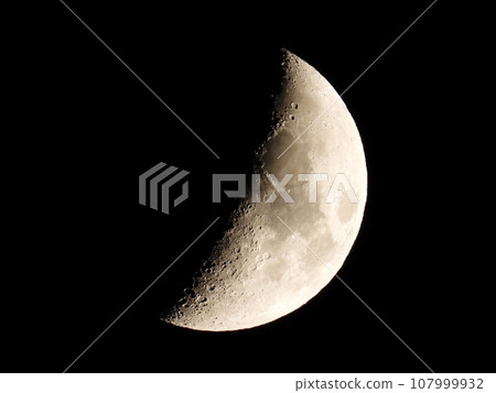 First quarter moon First quarter moon 107999932