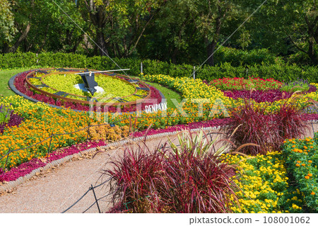 Den公園，生動的秋天花壇<愛知縣安城市> 108001062