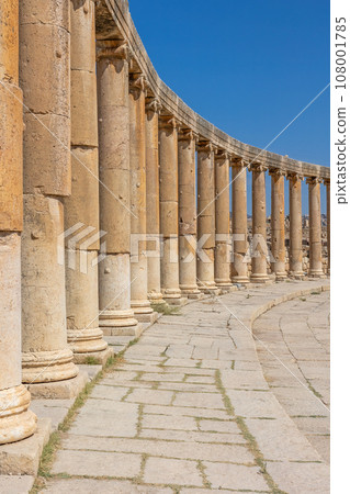 Oval Square at Jerash , Jordan. Oval Square at Jerash , Jordan. 108001785