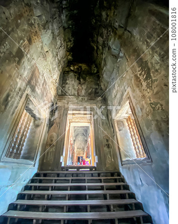 Angkor Wat, a temple complex in honor of the god Vishnu, built in the Angkor region, Siem Reap province in northern Cambodia Angkor Wat, a temple complex in honor of the god Vishnu, built in the Angkor region, Siem Reap province in northern Cambodia 108001816