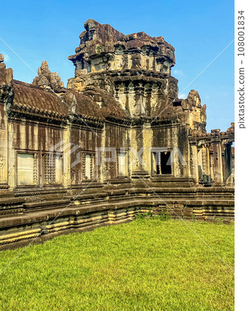 Angkor Wat, a temple complex in honor of the god Vishnu, built in the Angkor region, Siem Reap province in northern Cambodia Angkor Wat, a temple complex in honor of the god Vishnu, built in the Angkor region, Siem Reap province in northern Cambodia 108001834