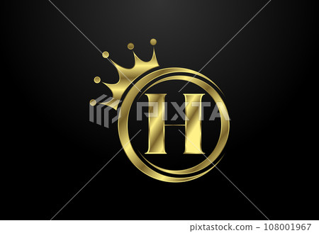 English alphabet with a crown. Royal, King, queen luxury symbol. Font emblem. Vector illustration English alphabet with a crown. Royal, King, queen luxury symbol. Font emblem. Vector illustration 108001967