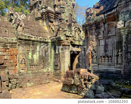 Ta Som, Tasaom, a small Buddhist temple in Angkor, Cambodia Ta Som, Tasaom, a small Buddhist temple in Angkor, Cambodia 108002203