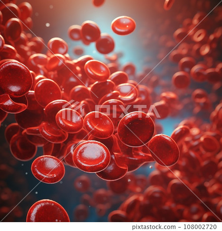 Detail to red blood cells in the bloodstream of the human, healthcare concept Detail to red blood cells in the bloodstream of the human, healthcare concept 108002720
